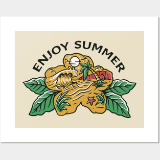 Enjoy The Summer Holiday Posters and Art